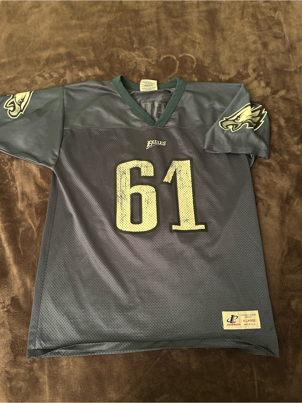 Vintage Chris Everitt #61 Philadelphia Eagles Jersey